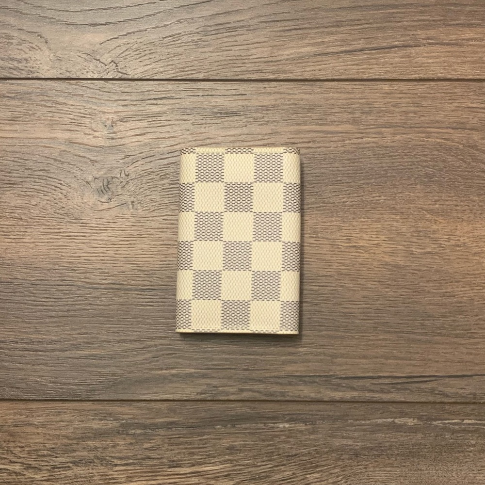 ❌SOLD❌ Louis Vuitton 6 Key Holder Case in Damier Azur Coated Canvas - Picture 4 of 12